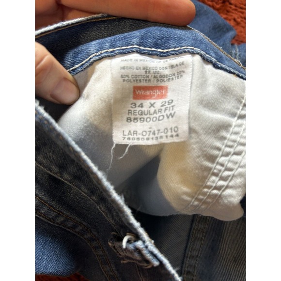 Vintage Wrangler Jeans Men’s 34x29 Regular fit - Picture 5 of 6